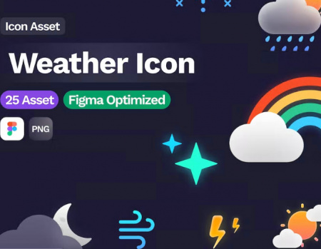 دانلود آیکون های آب و هوا Weather