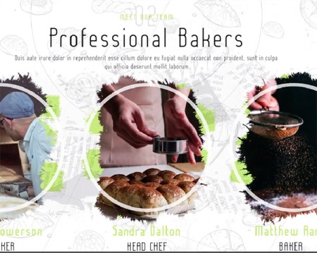 پروژه افتر افکت تیزر تبلیغاتی نانوایی یا شیرینی پزی