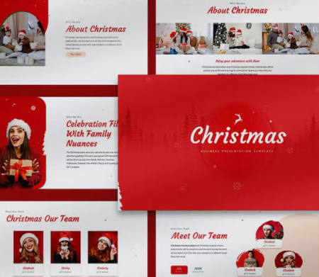 قالب پاورپوینت کریسمس Christmas