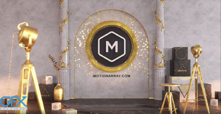 پروژه افتر افکت نمایش لوگو شرکتی طراحی داخلی