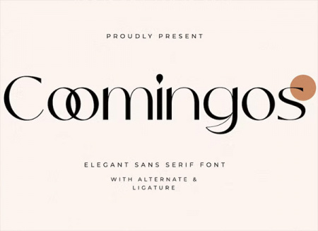 بهترین فونت پاورپوینت Coomingos
