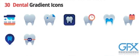 دانلود 30 آیکون دندان و دندان پزشکی