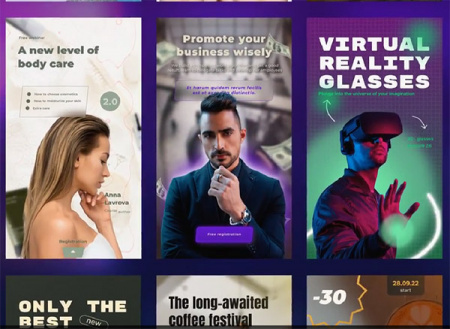 پروژه افتر افکت استوری های شیک اینستاگرام