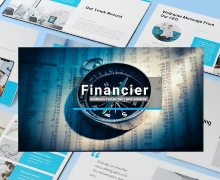 قالب پاورپوینت سرمایه گذاری Financier