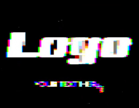 پروژه افتر افکت نمایش لوگو با افکت گلیچ دیجیتال