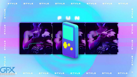 پروژه افتر افکت اوپنر چند صفحه ای گلیچ