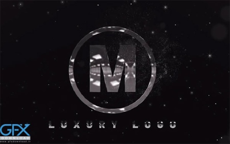 پروژه افتر افکت لوگوی لوکس با طلا و نقره