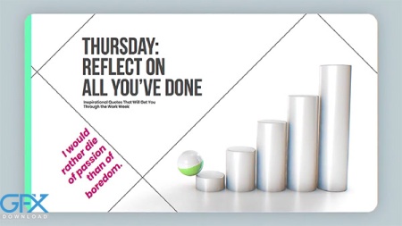 پروژه افتر افکت اسلایدشو الهام بخش سه‌بعدی