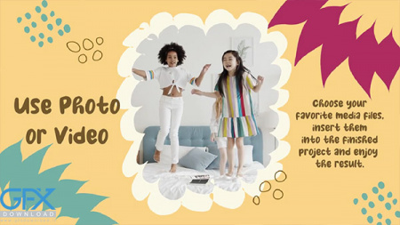 دانلود پروژه افتر افکت اسلایدشو سکانس‌های کودکانه