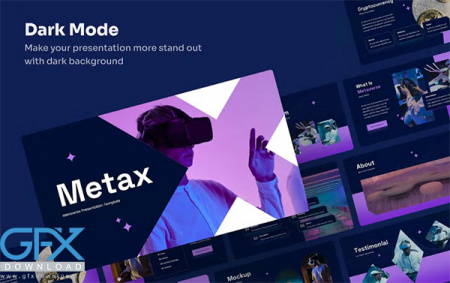 تم پاورپوینت متاورس Metax