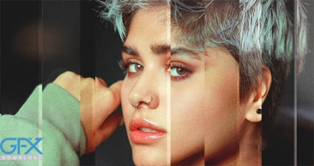 دانلود افکت عکس آماده فتوشاپ آینه Mirror Distortion