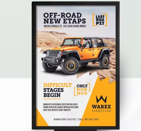 دانلود پوستر لایه باز آفرود Off Road Poster