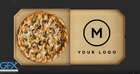 پروژه آماده افتر افکت موکاپ جعبه پیتزا