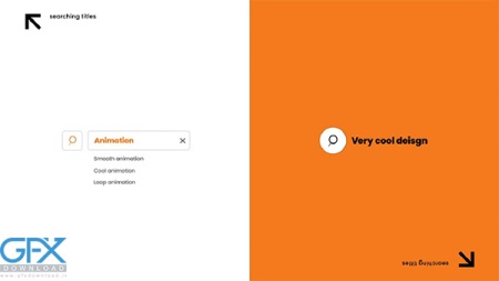 دانلود پروژه افتر افکت جستجوی عناوین