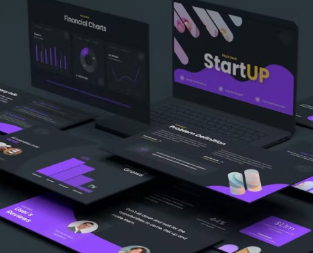 قالب پاورپوینت استارت آپ و فناوری StartUp