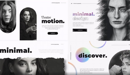 پروژه پریمیر پک تایپوگرافی مینیمال