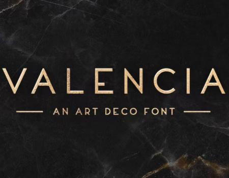 فونت انگلیسی برای پاورپوینت Valencia