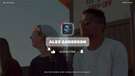 پروژه افتر افکت 6 عنوان شبکه اجتماعی Social Media