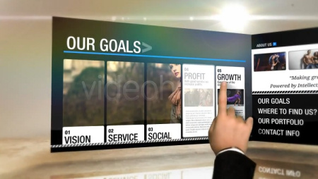 پروژه آماده افتر افکت تیزر تبلیغاتی حرفه ای تبلت Corporate Fuzle