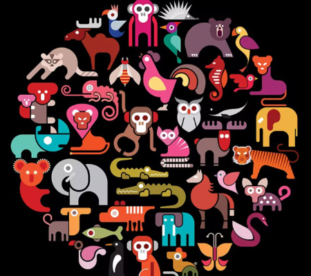 مجموعه آیکون حیوانات