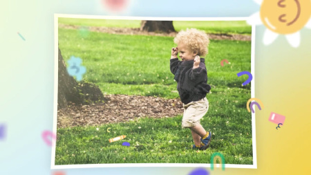 پروژه آماده افتر افکت اسلایدشو عکس کودک Children Slideshow