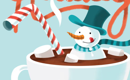دانلود وکتور شکلات داغ کریسمس christmas chocolate