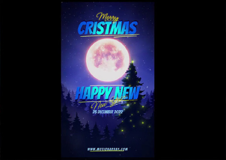 پروژه پریمیر 3 استوری اینستاگرام برای کریسمس