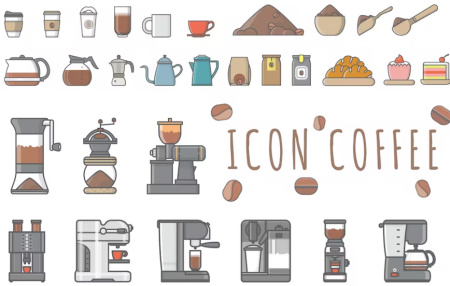 آیکون قهوه png و کافه Coffee Icon