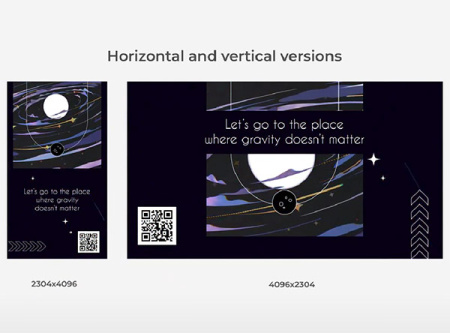 پروژه افتر افکت اسلایدشو فضایی Cosmic Slideshow