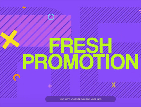 پروژه افتر افکت تیزر تبلیغاتی Fresh Promotion