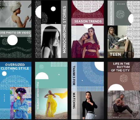 پروژه افتر افکت اسلایدشو مونوکروم Monochrome Slideshow