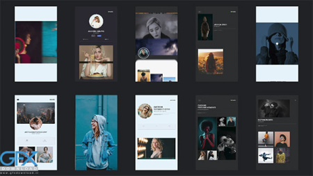 پروژه آماده افتر افکت مجموعه استوری نمایش نمونه کار