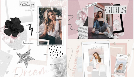 9 فایل psd لایه باز فتوشاپ در پک فونت انگلیسی