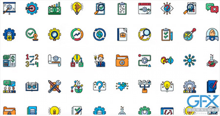 50 آیکون تحقیق و توسعه