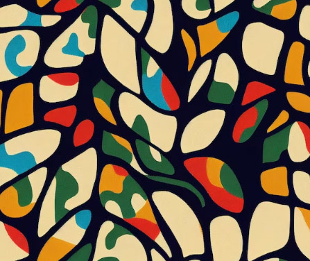 دانلود رایگان پترن رنگارنگ نقاشی مینیمالیستی