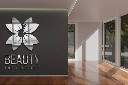 موکاپ لایه باز سالن زیبایی Beauty salon mockup