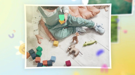 پروژه آماده افتر افکت اسلایدشو کودکان Children Slideshow