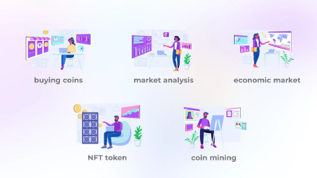 پروژه افتر افکت موشن گرافیک بیت کوین و ارز دیجیتال