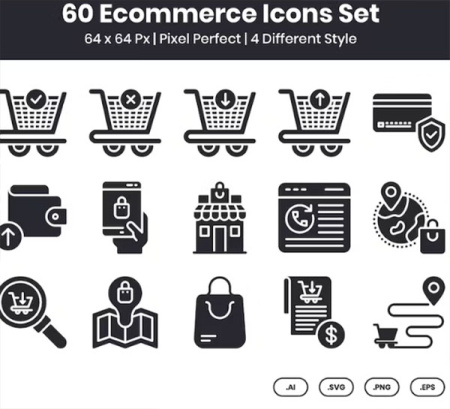 دانلود آیکون های تجارت الکترونیک
