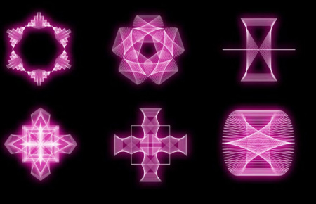 30 براش فتوشاپ اشکال هندسی 30 Fractal Shape