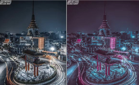 پریست لایت روم آینده نگرانه Futuristic