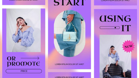 دانلود پروژه افتر افکت استوری اینستاگرام با تم گرادینت