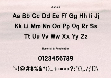 فونت انگلیسی با تم براش Grecoliv