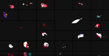 پروژه آماده افتر افکت شکل های مایع رنگارنگ