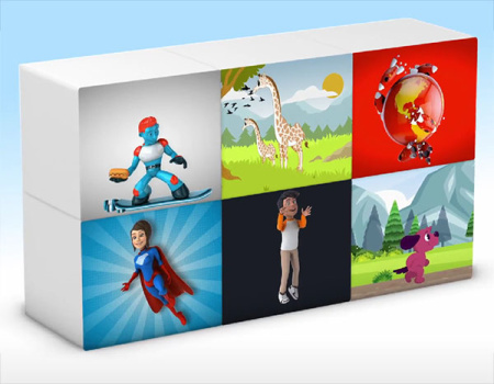 پروژه افتر افکت نمایش لوگو با جعبه های مدیا