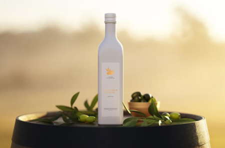 موکاپ زیتون و روغن زیتون لایه باز