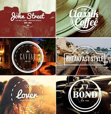 576 لوگو لایه باز psd طرح قدیمی برای فتوشاپ