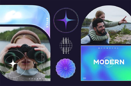 پروژه پریمیر اسلایدشو با پوستر Posters Slideshow