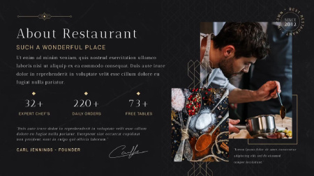 پروژه افتر افکت تیزر تبلیغاتی رستوران Restaurant Promo