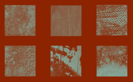 30 براش فلزی زنگ زده فتوشاپ 30 Rusted Metal